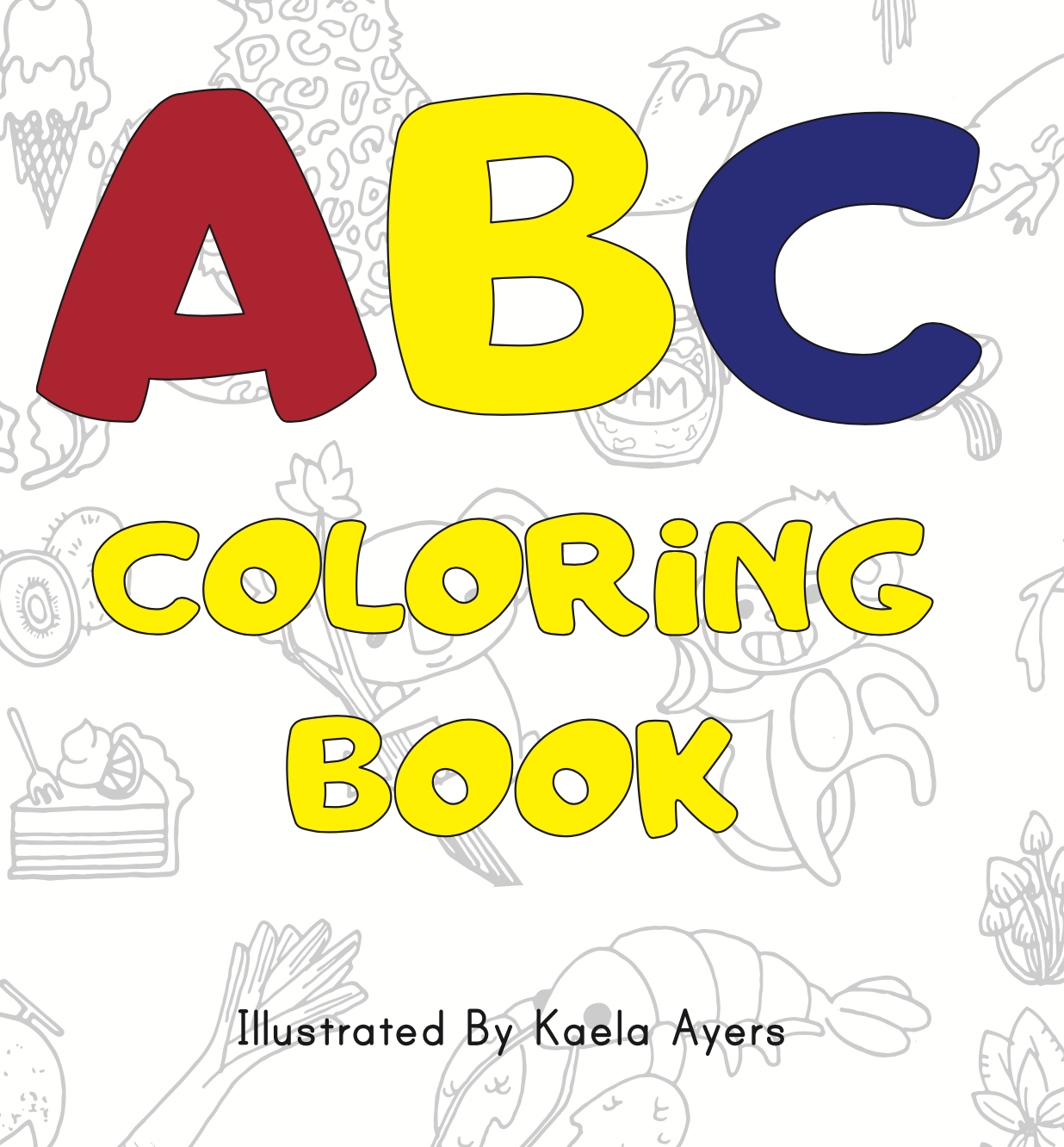 ABC Coloring Book - Digital Download