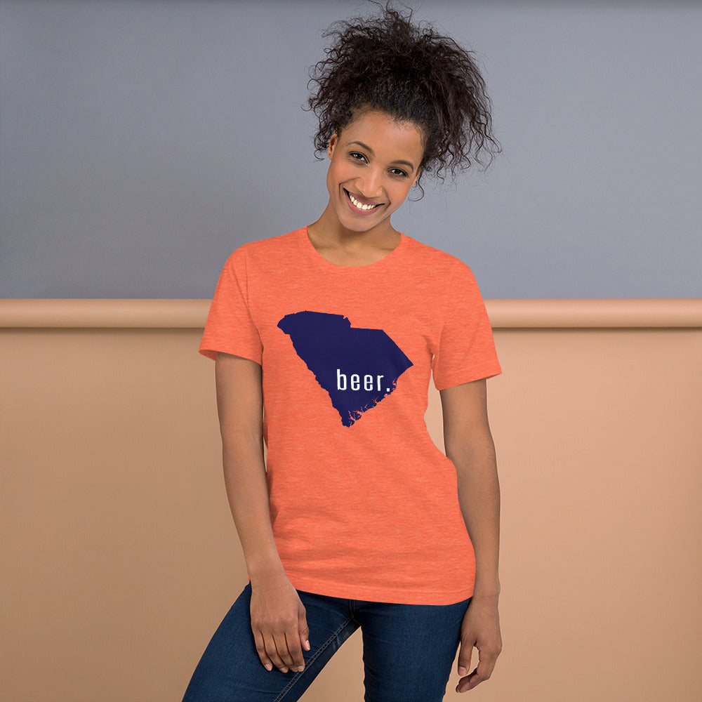 Drink South Carolina Beer Unisex t-shirt