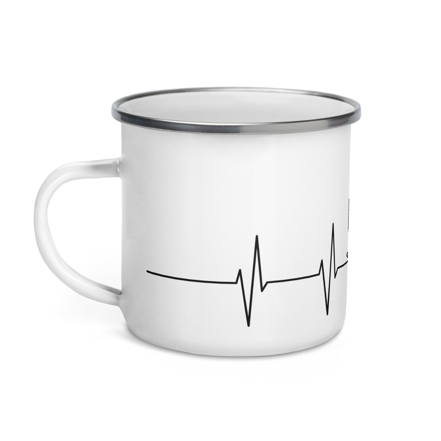 Coffee Life Enamel Mug