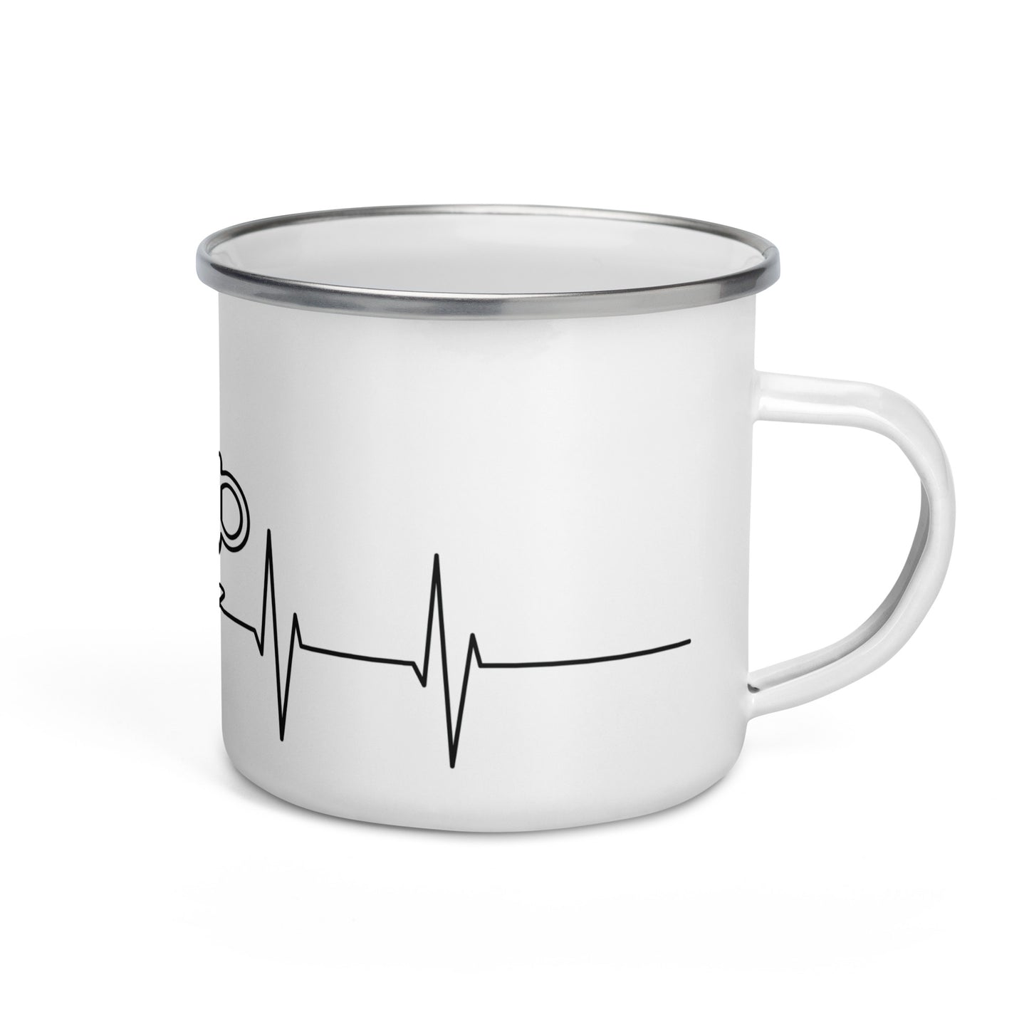 Coffee Life Enamel Mug