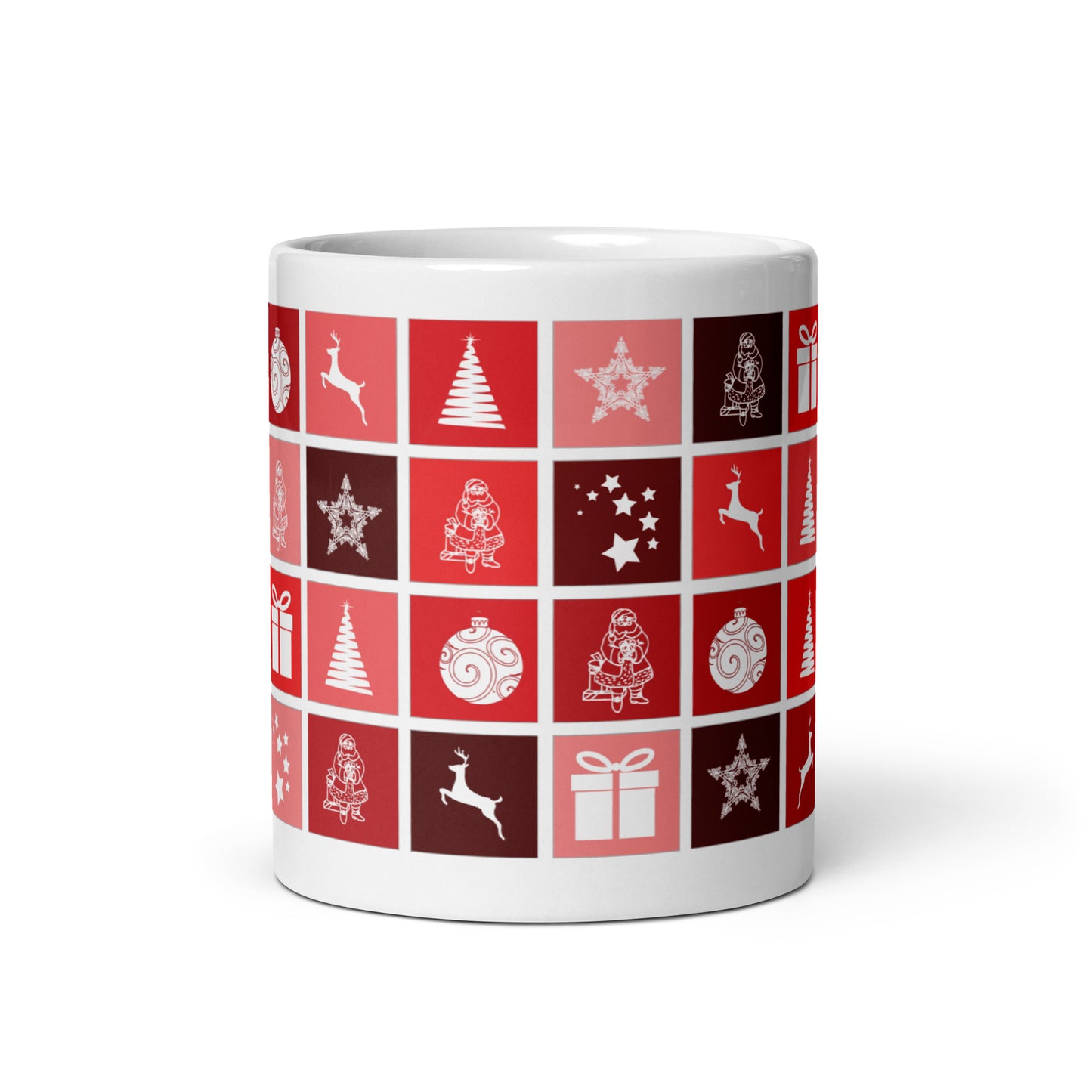 Christmas White glossy mug