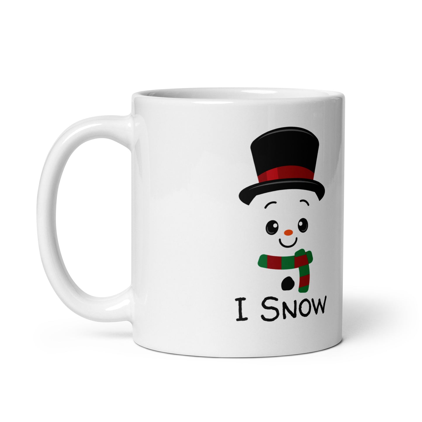 I Love You I Snow White glossy mug