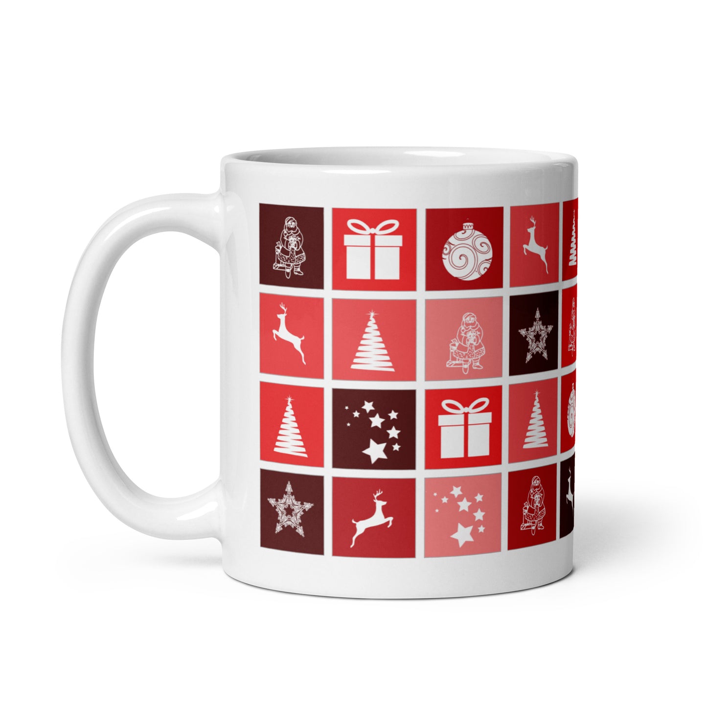 Christmas White glossy mug