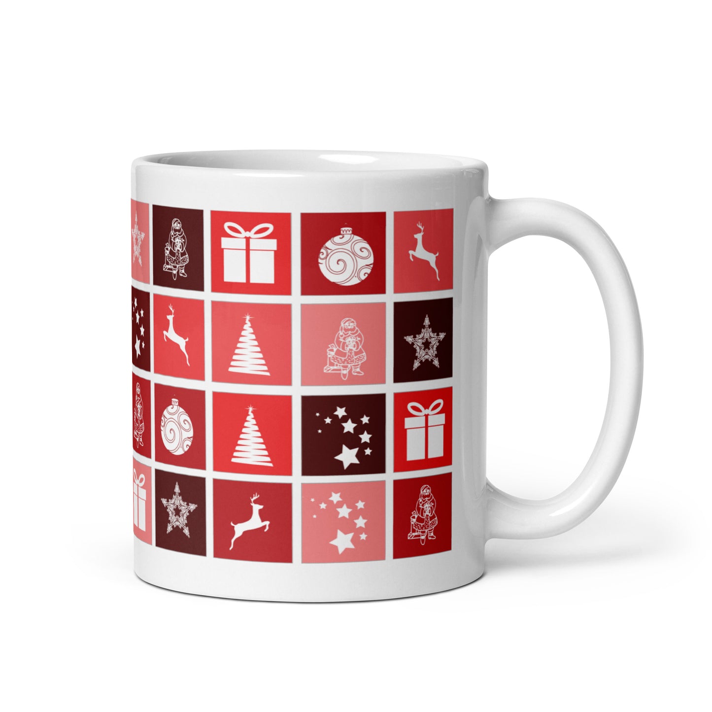 Christmas White glossy mug