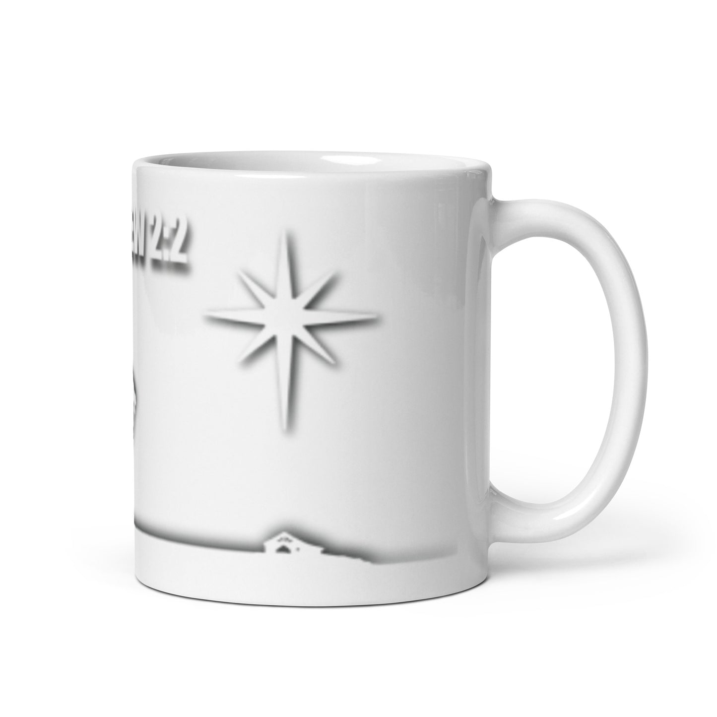 Nativity White glossy mug