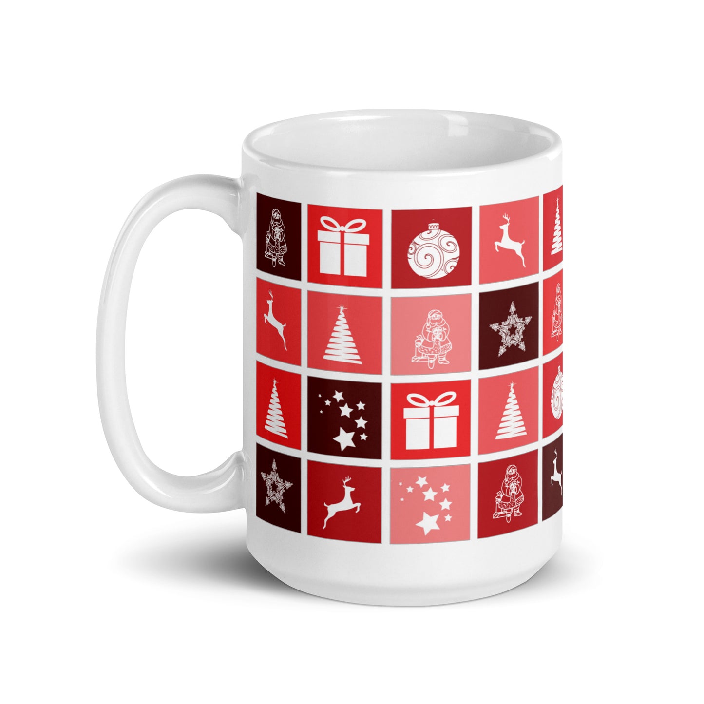 Christmas White glossy mug