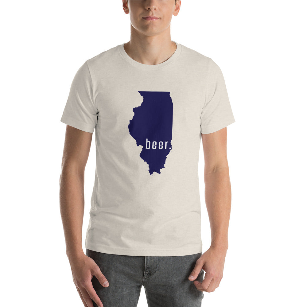 Drink Illinois Beer Unisex t-shirt