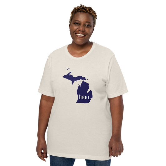 Drink Michigan Beer Unisex t-shirt