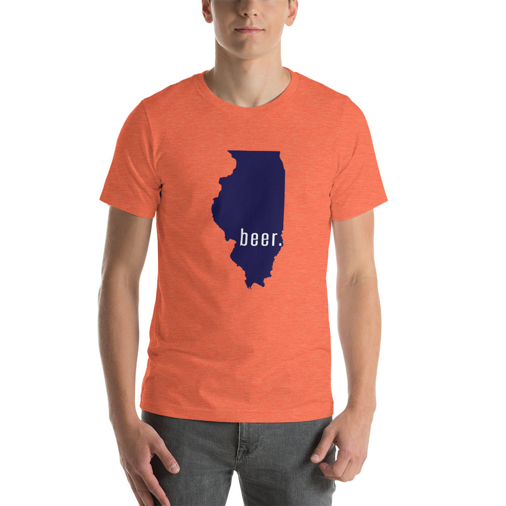 Drink Illinois Beer Unisex t-shirt