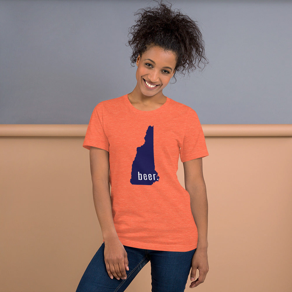 Drink New Hampshire Beer Unisex t-shirt