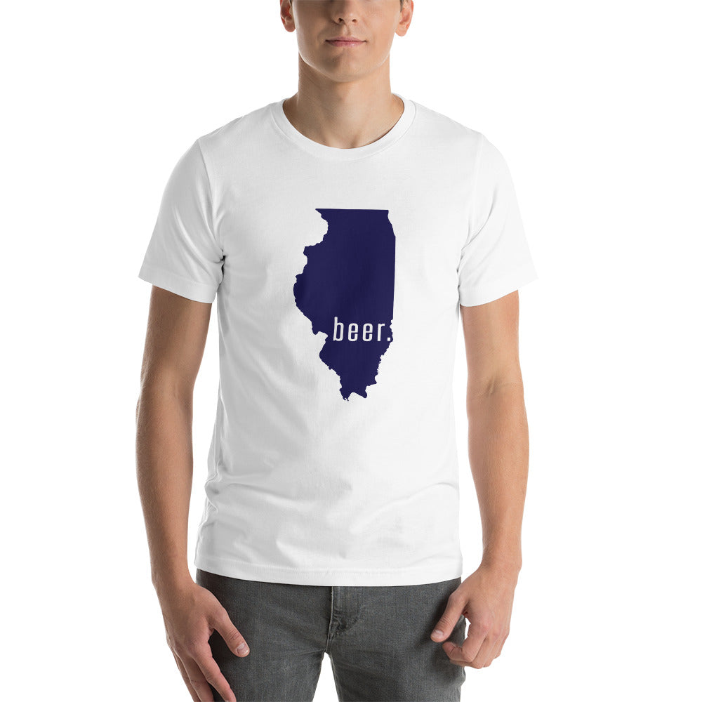 Drink Illinois Beer Unisex t-shirt